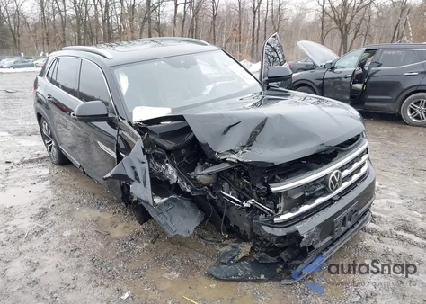 2020 Volkswagen Atlas Cross Sport 3.6L V6 Sel Premium R-Line from USA, damaged, VIN 1V2TE2CA1LC221204
